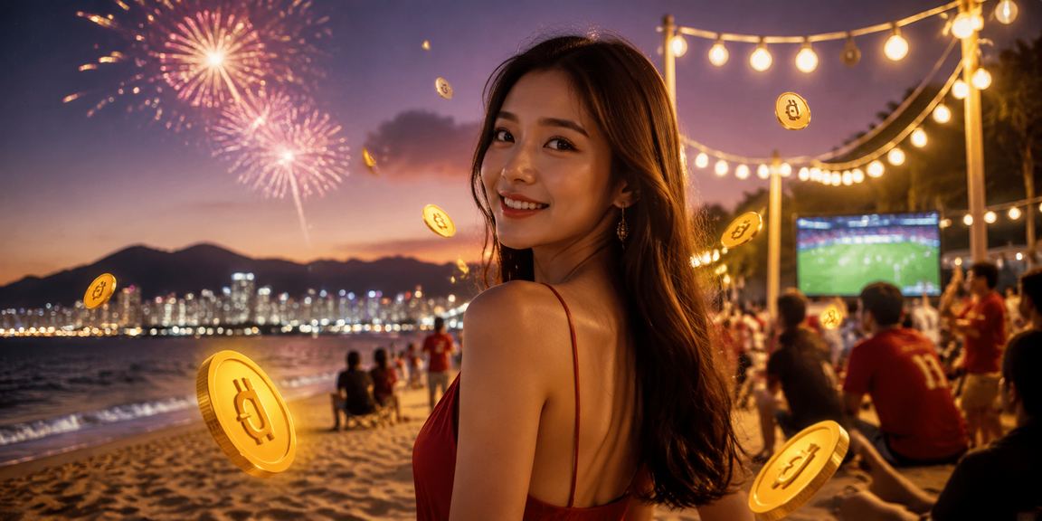 Người hâm mộ bóng đá tại Đà Nẵng theo dõi tỷ lệ kèo trận đấu qua điện thoại bên bãi biển