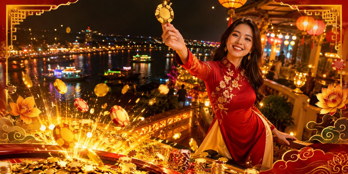 Không khí chợ đêm sông Mekong – hình ảnh đại diện cho trải nghiệm giải trí trực tuyến tại Việt Nam