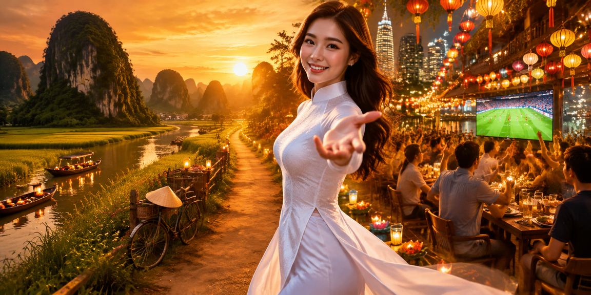 Người dùng tại Sài Gòn mặc áo dài tham gia đăng ký nhận thưởng hoàn tiền trên nền tảng xsn