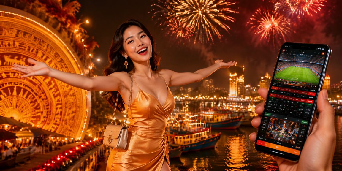Người chơi xem kèo bóng đá và đặt cược trên điện thoại tại chợ đêm Vũng Tàu